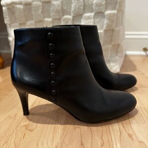 Coach Black Heeled Booties